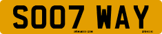 License plate of the United Kingdom, 2001 year system