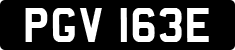 License plate of the United Kingdom, 1963 year system