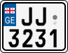 License plate of Georgia, Motorcycles (2014)
