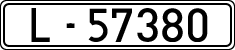 License plates of Spain, 1900 year series