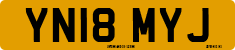 License plate of the United Kingdom, 2001 year system