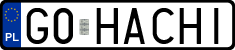 License plates of Poland, Vanity Plates