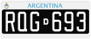 License plate of Argentina, Cars (1995, ABC 123)
