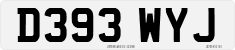License plate of the United Kingdom, 1983 year system