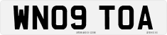 License plate of the United Kingdom, 2001 year system