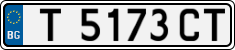 License plate of Bulgaria, Cars