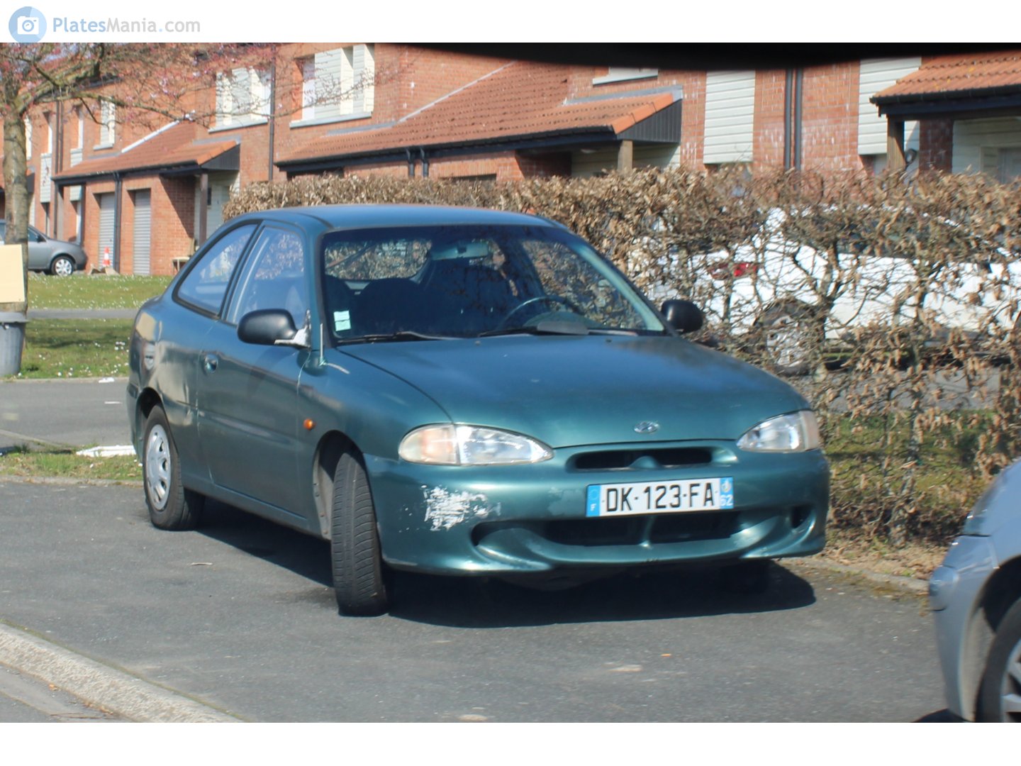 DK-123-FA, Hyundai Pony 5th gen 3-door Liftback (X3; FR-market), 1994–2000