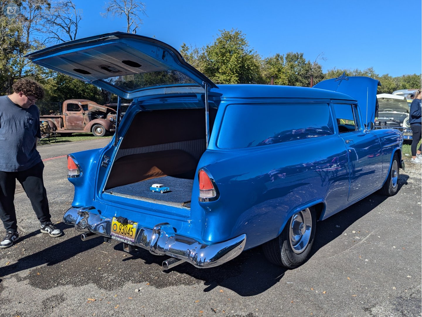 93045, Chevrolet 150 2nd gen 1955 3-door Sedan Delivery (1508-1271; A-body), 1954–1955