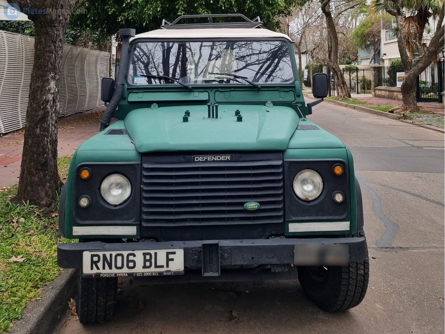 RN06BLF, Номерной знак без ТС 