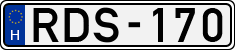 license plates of Hungary, Cars (1990)