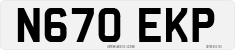 License plate of the United Kingdom, 1983 year system