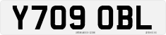 License plate of the United Kingdom, 1983 year system