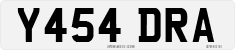 License plate of the United Kingdom, 1983 year system