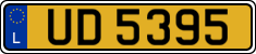 License plate of Luxembourg, 2003 year system