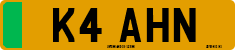 License plate of the United Kingdom, 1983 year system