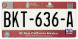 Baja California, Cars (AAA-000-A)