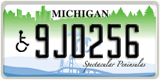 Michigan, Vehicles for disabled persons (1A2345)
