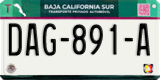 Baja California Sur, Cars (AAA-000-A)