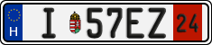 license plates of Hungary, Temporary (2022)