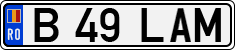 License plate of Romania, Regular plates