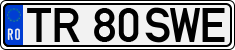 License plate of Romania, Regular plates