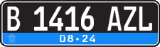License plate of Indonesia, Regular plates