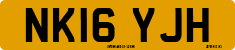 License plate of the United Kingdom, 2001 year system
