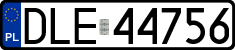 License plates of Poland, Regular car plates