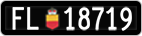 License plate of Liechtenstein, Cars