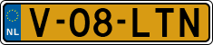 License plate of the Netherlands, Light Commercial Vehicles (1994 system)