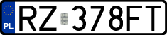 License plates of Poland, Regular car plates