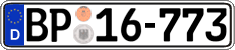 German license plate, Authorities and federal agencies