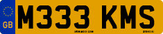 License plate of the United Kingdom, 1983 year system