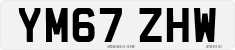 License plate of the United Kingdom, 2001 year system