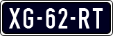 License plate of the Netherlands, Cars