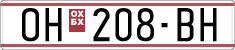 License plate of North Macedonia, Regular plates (1993)