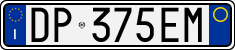 License plate of Italy, Cars (1994 year series)
