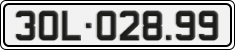 License plate of Vietnam, Cars