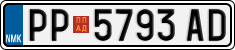License plate of North Macedonia, Regular plates (2012)