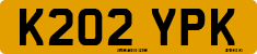 License plate of the United Kingdom, 1983 year system