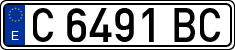 License plates of Spain, 1971 year series