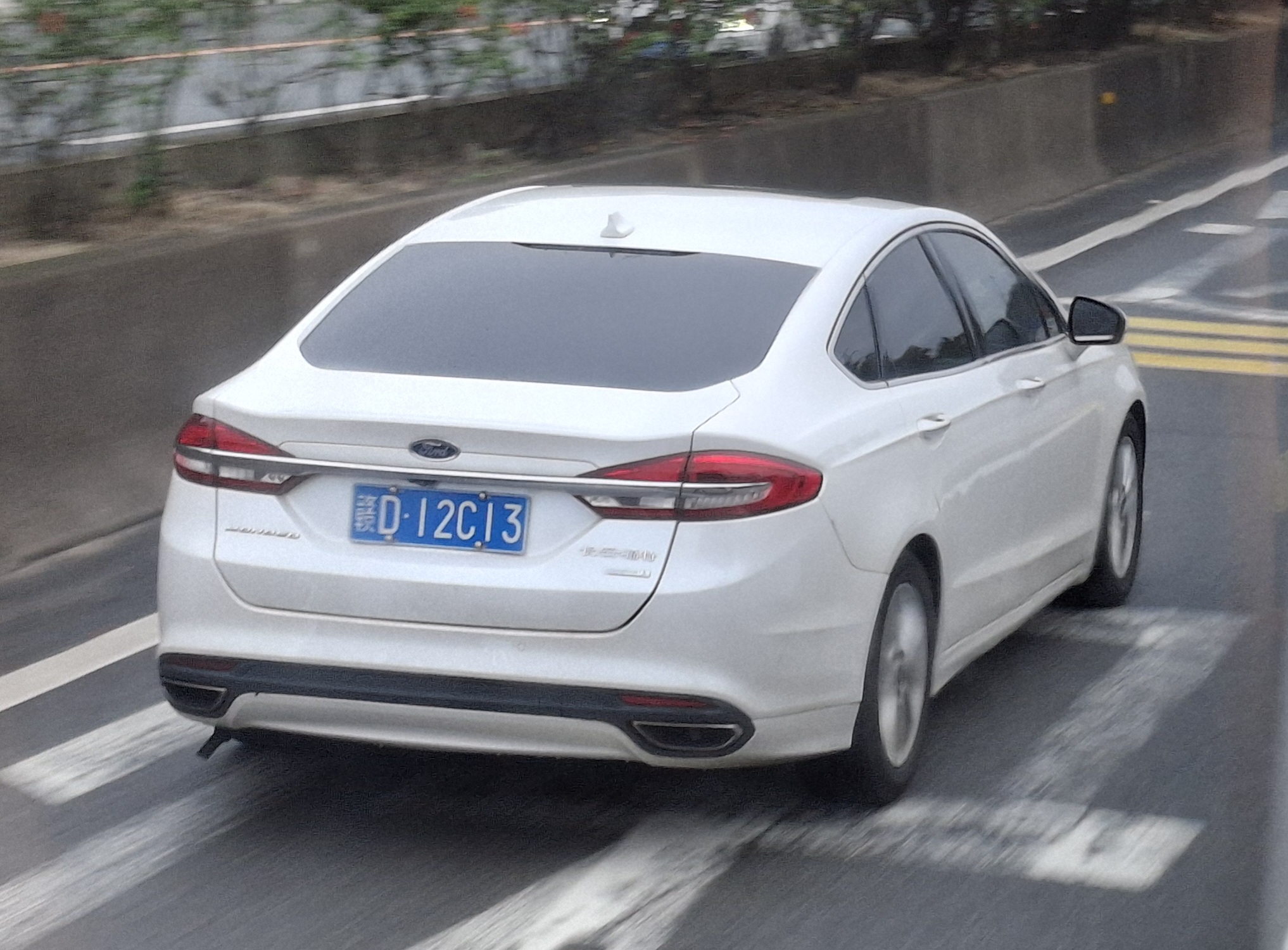 赣D·12C13, Ford Mondeo 4th gen Sedan/Liftback (Mk5; CD391), facelift, 2019–2022