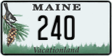 Maine, Low Number (1234)