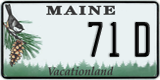 Maine, Low Number (12345 A)
