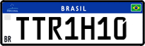 License plate of Brazil, Private owners (Mercosul)