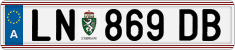 License plate of Austria, Regular plates