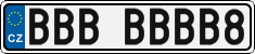 License plate of the Czech Republic, Vanity Plates