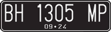 License plate of Indonesia, Regular plates