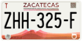 Zacatecas, Cars (AAA-000-A)