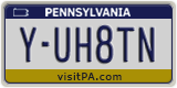 Pennsylvania, Vanity Plates